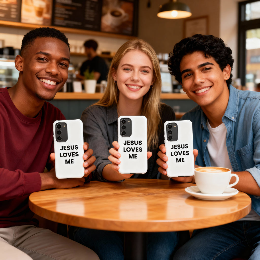 Jesus Loves Me Christian phone case - Tough case for Samsung®