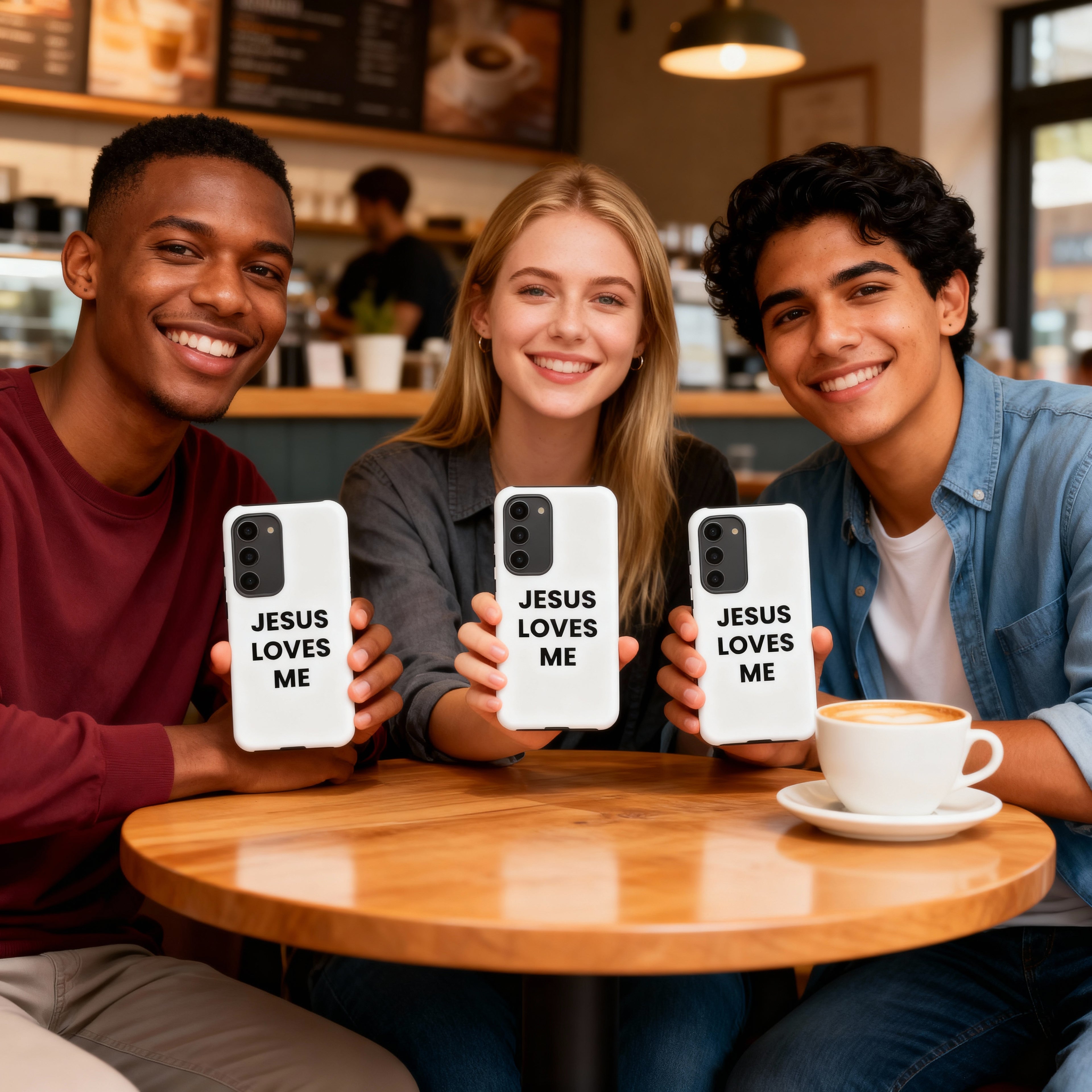 Jesus Loves Me Christian phone case - Tough case for Samsung®